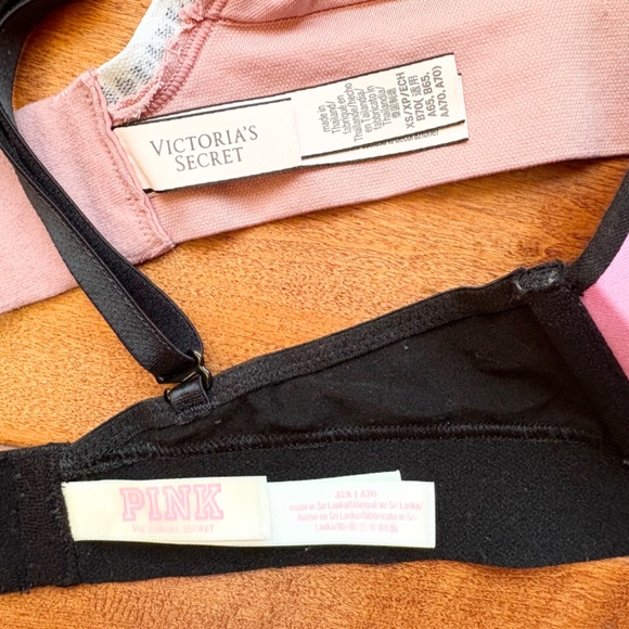 Victoria's Secret & Pink by VS 2 Set Bralette 32A/XS - Picture 8 of 11